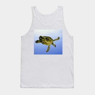 Caribbean Hawksbill Sea Turtle at Play Tank Top